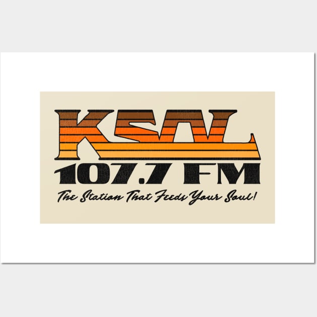 KSOL 107.7 SOUL Bay Area Defunct Radio Station Wall Art by darklordpug